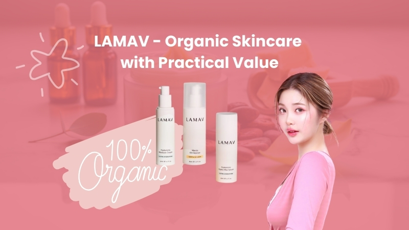 Lamav organic skincare products